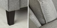 100300 Fog Gray Loveseat - Live-it Cozy-7