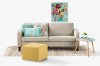 100304 Oatmeal Beige Sofa - Live-it Cozy-1