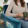 100305 Velvet Blue Accent Chair - Live-it Cozy-7