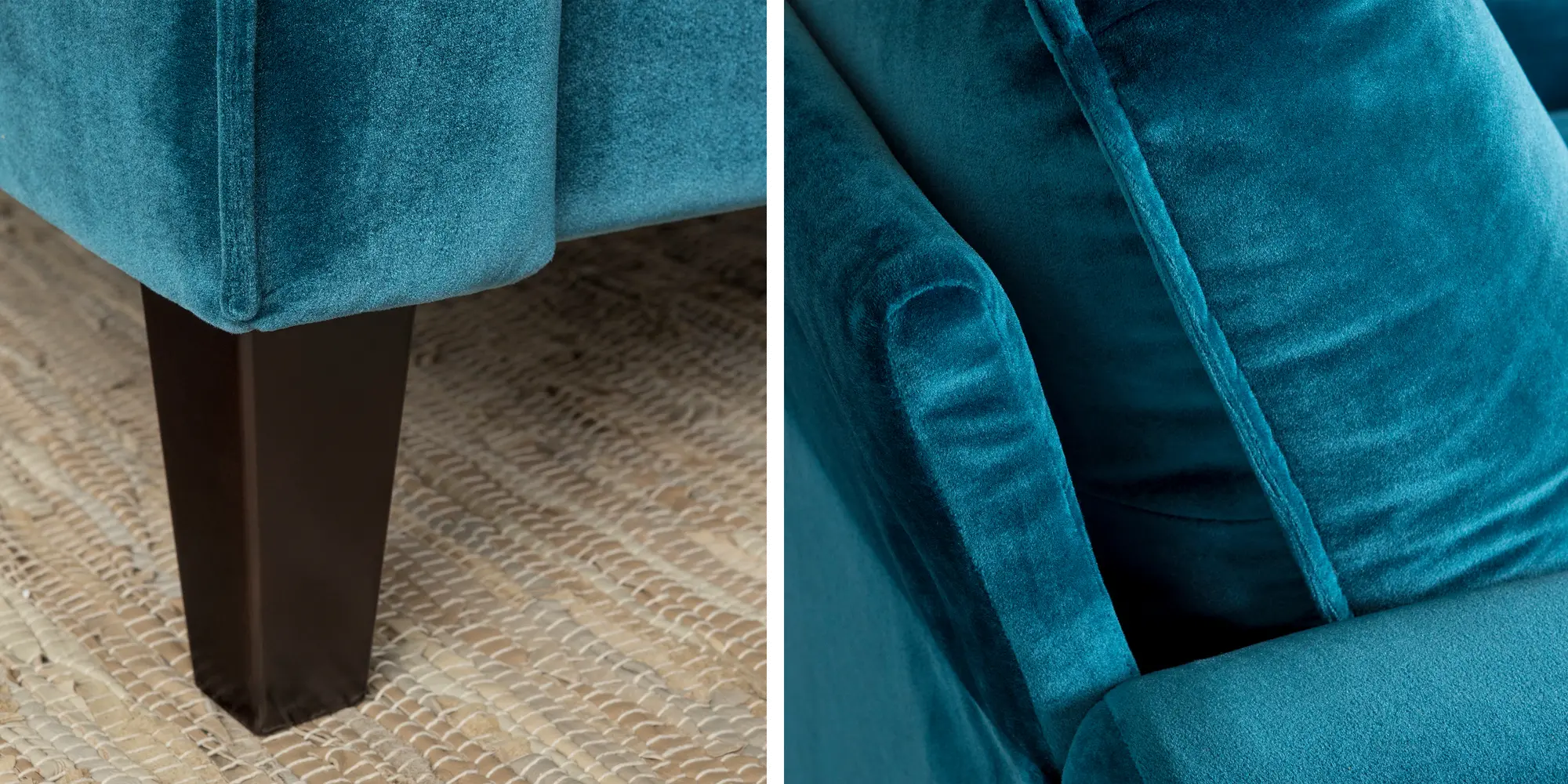 100306 Velvet Blue Loveseat - Live-it Cozy-3