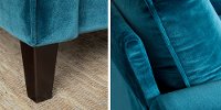 100306 Velvet Blue Loveseat - Live-it Cozy-3