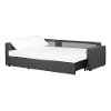 100307 Charcoal Gray Chaise Sofa Bed - Live-it Cozy-4