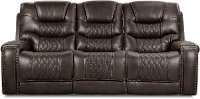 Charcoal Gray Power Sofa - Desert