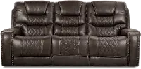 Desert Charcoal Gray Power Sofa