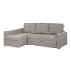 100308 Fog Gray Chaise Sofa Bed - Live-it Cozy-2