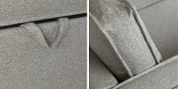 100308 Fog Gray Chaise Sofa Bed - Live-it Cozy-6