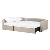100309 Oatmeal Beige Chaise Sofa Bed - Live-it Cozy-5