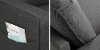 100310 Charcoal Gray Sofa-Bed - Live-it Cozy-2