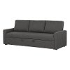 100310 Charcoal Gray Sofa-Bed - Live-it Cozy-3