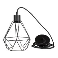 100339 Metal Hanging Geometric Lamp - Plog-it
