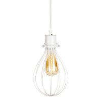 100341 White Teardrop Pendant Lamp - Plog-it-2