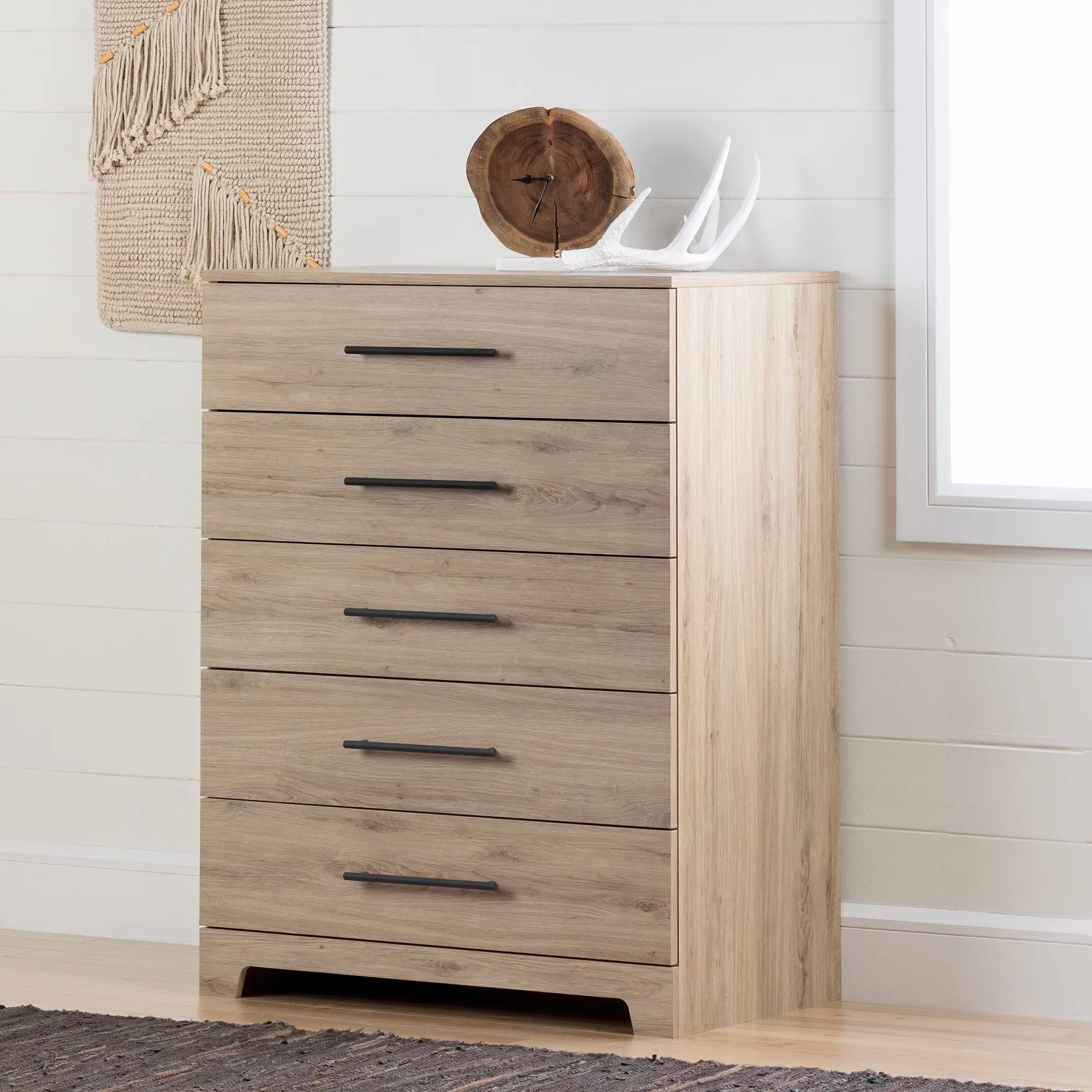 11309 Rustic Oak Chest of Drawers - Primo-1