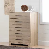 11309 Rustic Oak Chest of Drawers - Primo