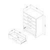 11309 Rustic Oak Chest of Drawers - Primo-6