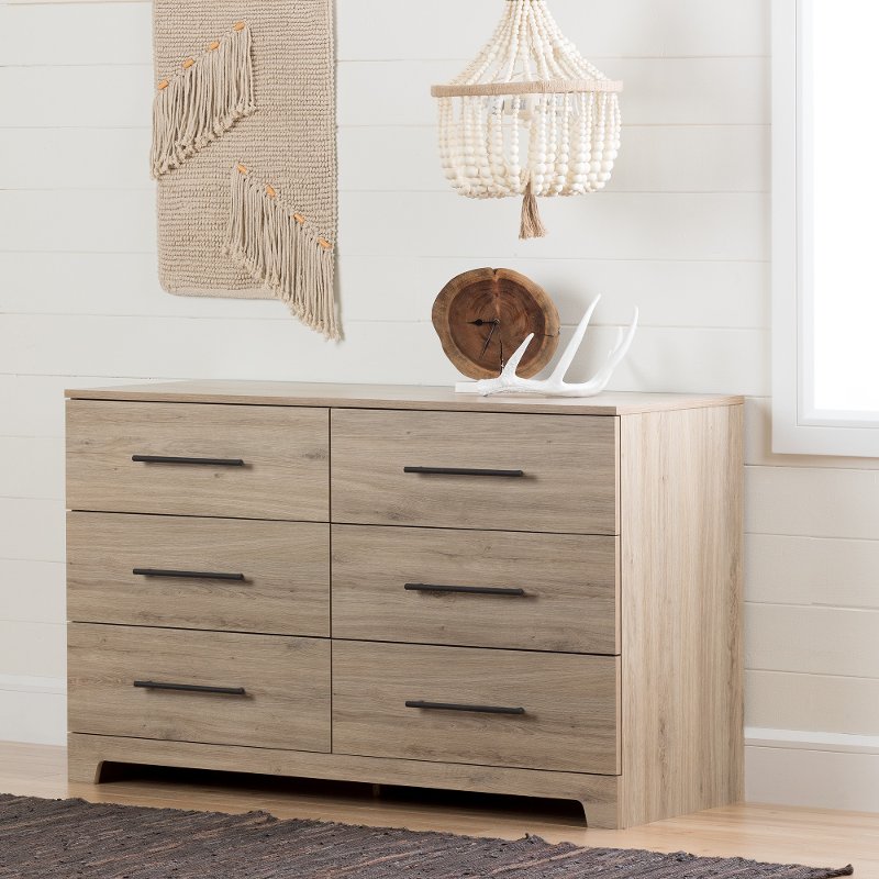 Rustic Oak Dresser Primo Rc Willey Furniture Store