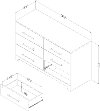11311 Rustic Oak Dresser - Primo-6