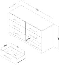 11311 Rustic Oak Dresser - Primo-6