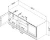 10532 Black Oak TV Stand - Morgan-5