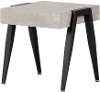 11416 Concrete Gray and Black End Table - City Life-5