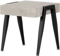 11416 Concrete Gray and Black End Table - City Life-5