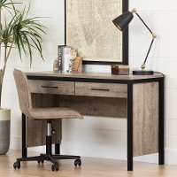 100273 Antique Light Brown Mid-Back Office Chair - Munich-3