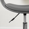 100281 Gray Faux Leather Adjustable Office Chair - Annexe-7