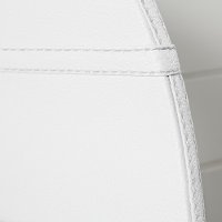 100283 White Faux-Leather Adjustable Office Chair - Annexe-6