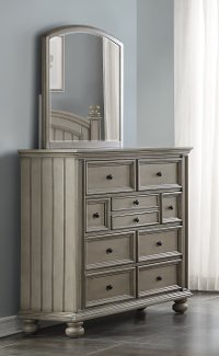 Casual Classic Gray Tall Dresser - Barnwell-2