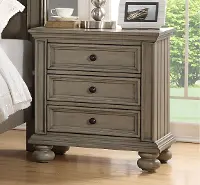 Barnwell Gray Nightstand