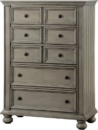 Casual Classic Gray Chest of Drawers - Barnwell