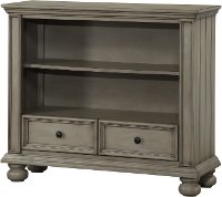 Casual Classic Gray Media Bookcase - Barnwell