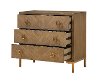 Wheaton Brown 3 Drawer Chest With AC And USB Ports-6