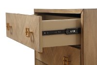 Wheaton Brown 3 Drawer Chest with AC and USB Ports-3