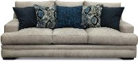 Contemporary Silver Gray Sofa - Piccolo