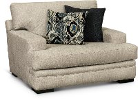 Casual Contemporary Silver Gray Chair - Piccolo
