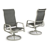 Sling Swivel Rocking Chair - South Beach-3