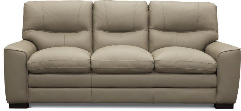 rc willey leather sofa