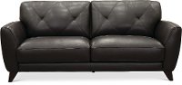 Modern Dark Brown Leather Sofa - Colours