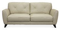 Modern Oyster White Leather Sofa - Colours
