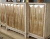 Retro Modern Rose Gold 4-Door Cabinet-2
