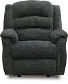 Charcoal Gray Power Rocker Recliner - Max