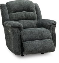 Charcoal Gray Power Rocker Recliner - Max-2
