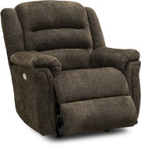 Chocolate Brown Power Rocker Recliner - Max-2
