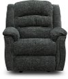 Charcoal Gray Manual Rocker Recliner - Max