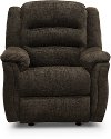 Chocolate Brown Manual Rocker Recliner - Max