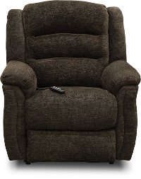 Chocolate Brown Reclining Power Lift Chair - Max