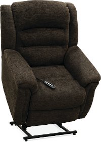 Chocolate Brown Reclining Power Lift Chair - Max-2