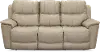 Clearance Cade Ice White Leather-Match Power Reclining Sofa