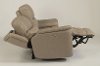 Ice White Leather-Match Power Reclining Loveseat - Cade-3