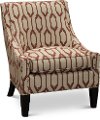 Contemporary Rust and Tan Accent Chair - Chimayo